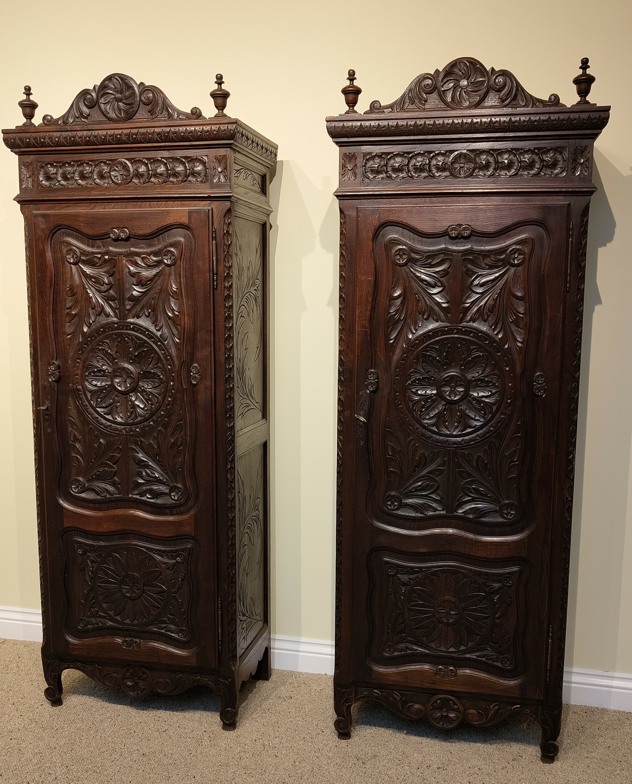 Pair Of Breton Armoires