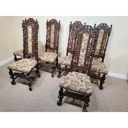 Set of 6 Antique Dining Chairs